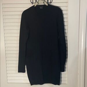 Theory Classic Black Soft Cashmere Blend  Long Sleeve Sweater or Dress